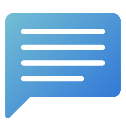 Bubble chat Generic gradient fill icon