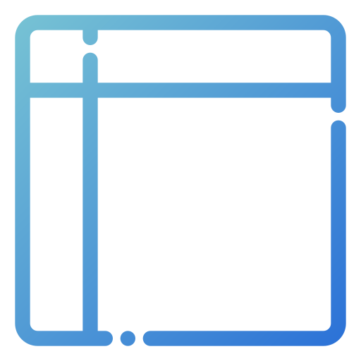 데이터 테이블 Generic gradient outline icon