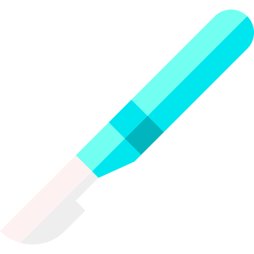 Scalpel Basic Straight Flat icon