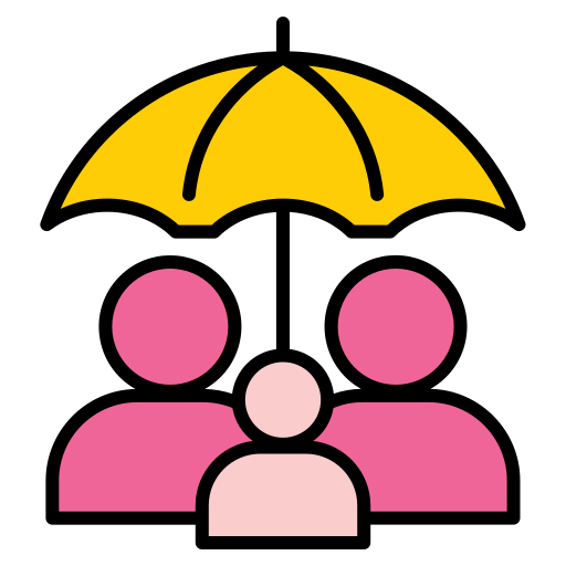 Family insurance Generic color lineal-color icon