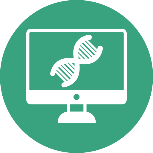 dna-computing Generic color fill icoon