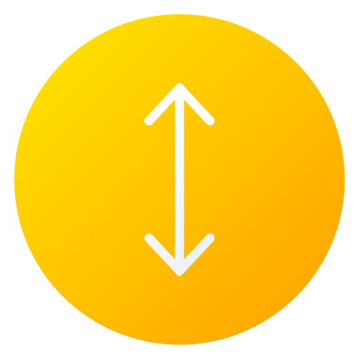 Up down Generic gradient fill icon