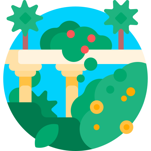 공원 Detailed Flat Circular Flat icon