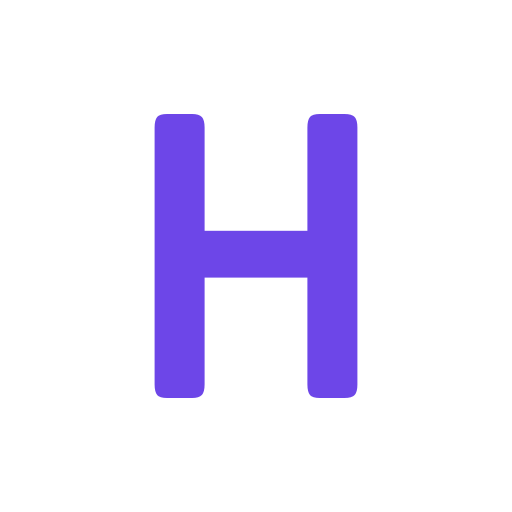 letra h Generic color outline Ícone