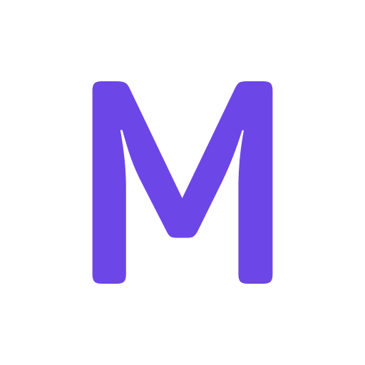 文字m Generic color outline icon
