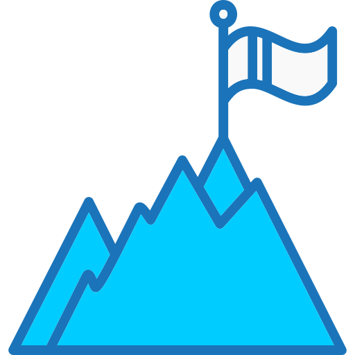 montaña Generic color lineal-color icono