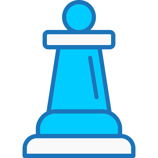 Шахматная фигура Generic color lineal-color иконка
