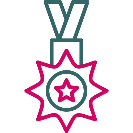 medaglia Generic color outline icona
