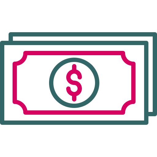 Символ доллара в черном овале Generic color outline иконка