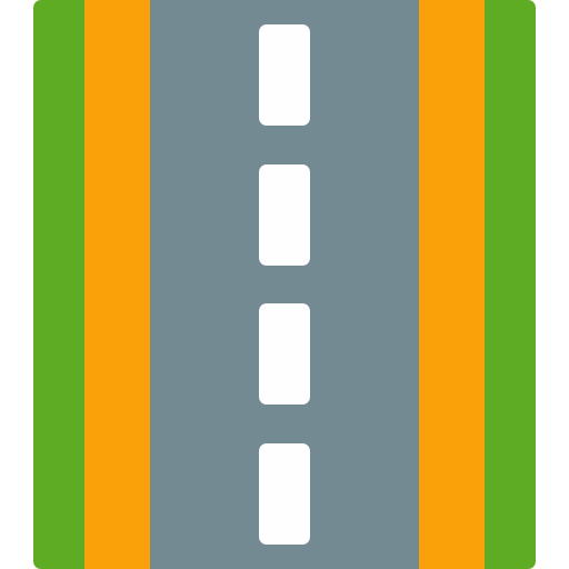 도로 Generic color fill icon
