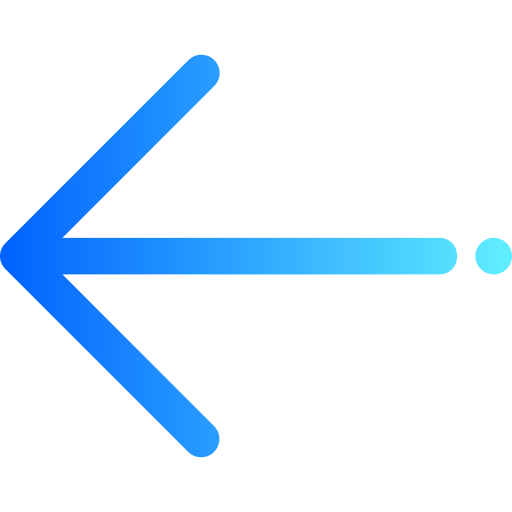 flecha izquierda Generic gradient outline icono