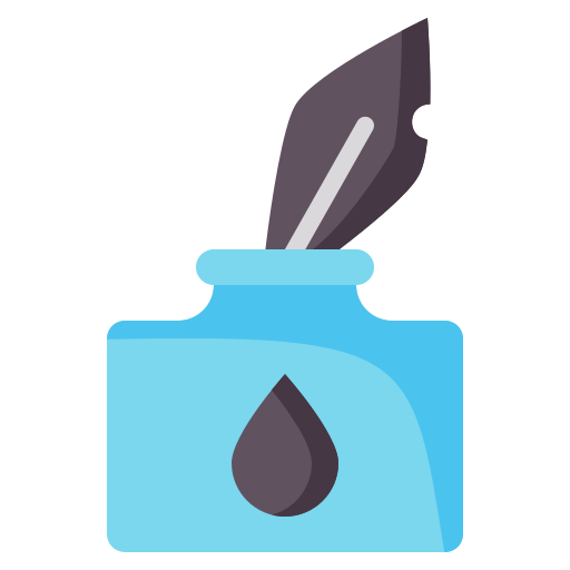 Ink Bottle Generic color fill icon