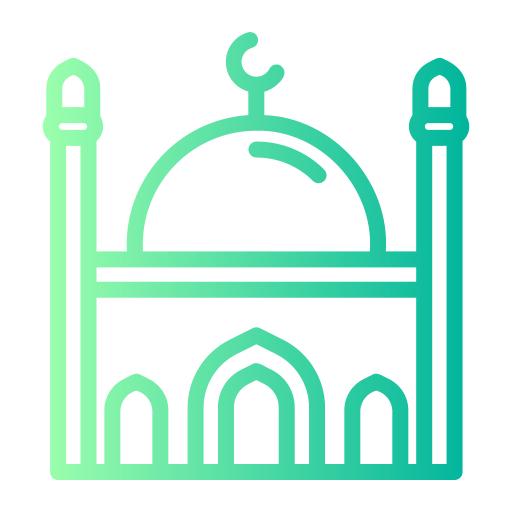 moschea Generic gradient outline icona