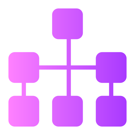 Hierarchy Generic gradient fill icon