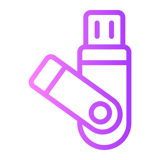 usb-stick Generic gradient outline icoon