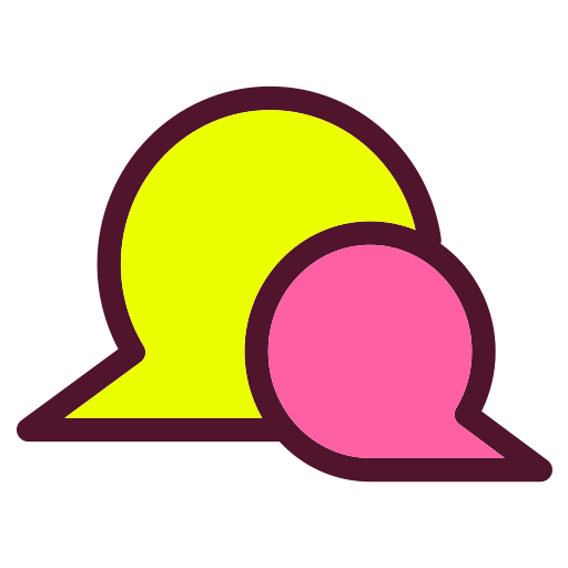 chat de burbujas Generic color lineal-color icono