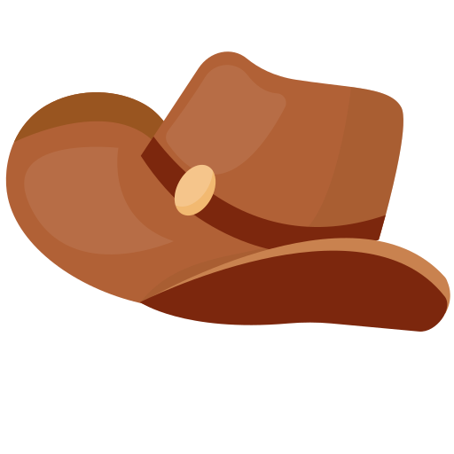 sombrero de vaquero Generic color fill icono