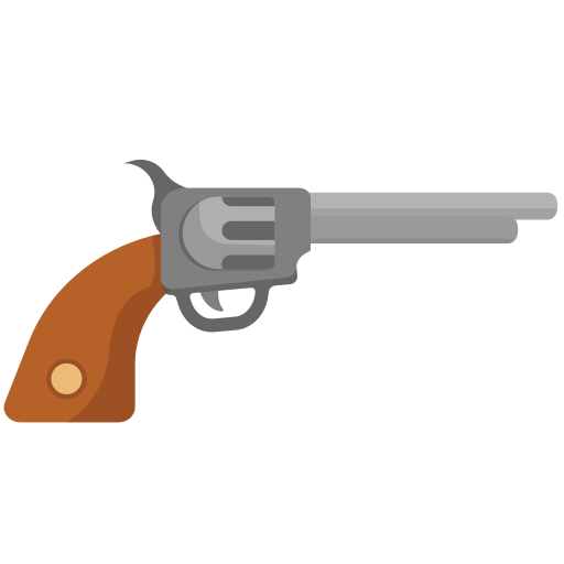 Pistol Generic color fill icon