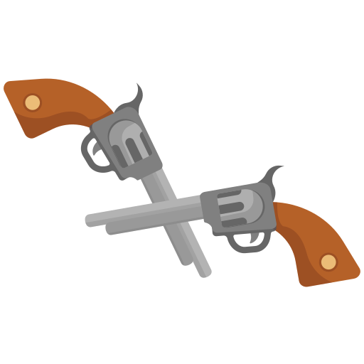 Pistols Generic color fill icon