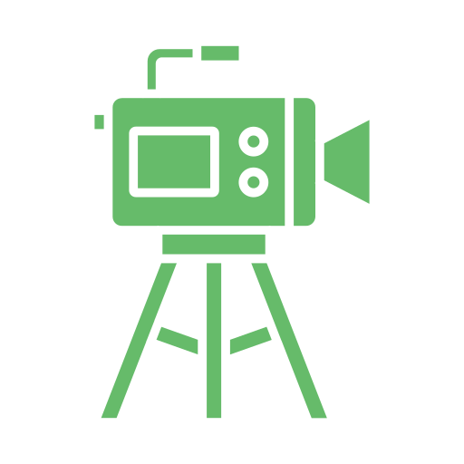 kamera wideo Generic color fill ikona