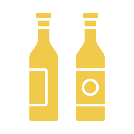 Wine bottles Generic color fill icon