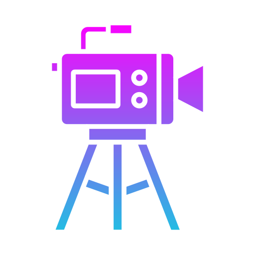 ビデオカメラ Generic gradient fill icon