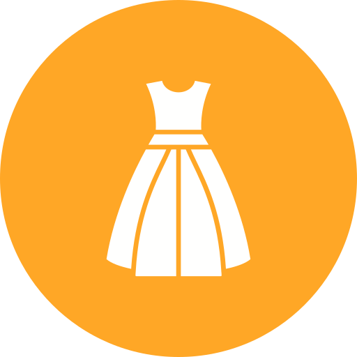 Свадебное платье Generic color fill иконка