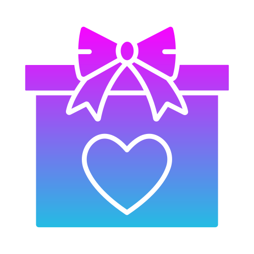 caja de regalo Generic gradient fill icono