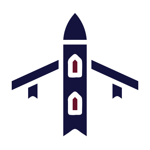 aviazione Generic color fill icona