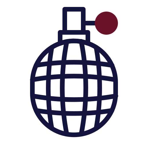 Hand grenade Generic color lineal-color icon