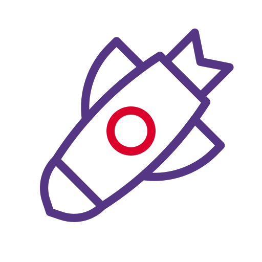 Missile Generic color outline icon