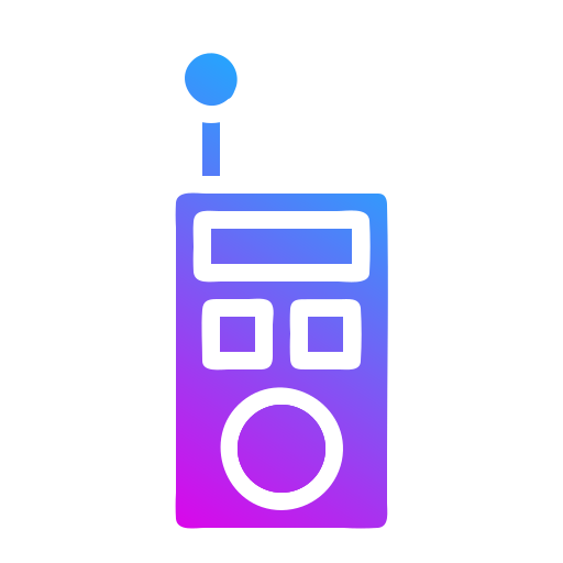 walkie-talkie Generic gradient fill icon