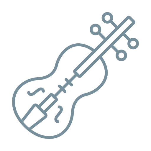 Violin Generic color outline icon