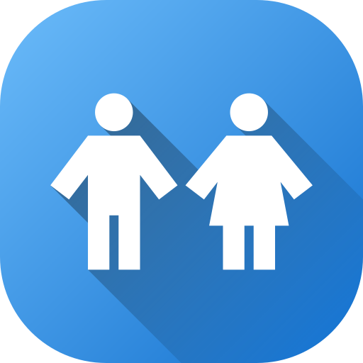 männlich und weiblich Generic gradient fill icon