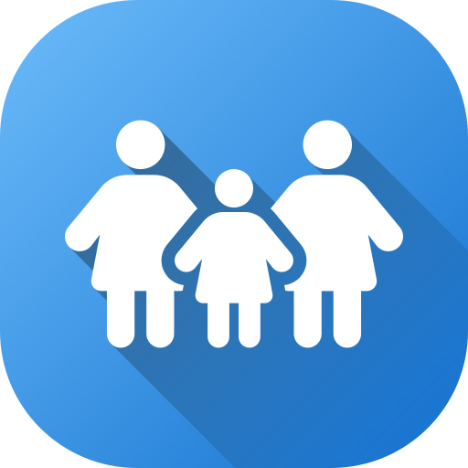 Family Generic gradient fill icon