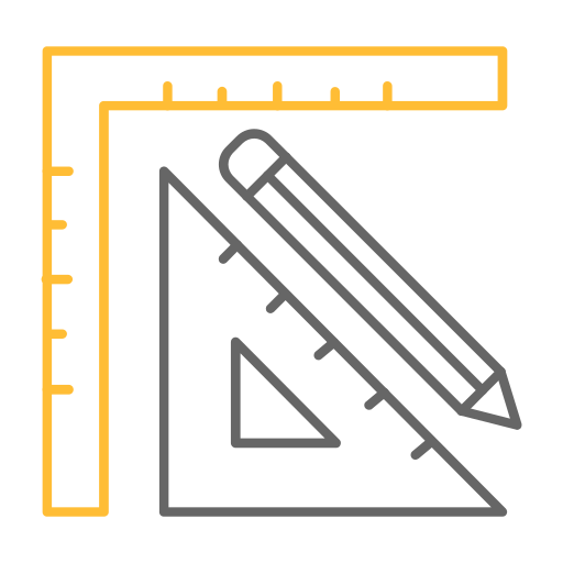 Линейка Generic color outline иконка