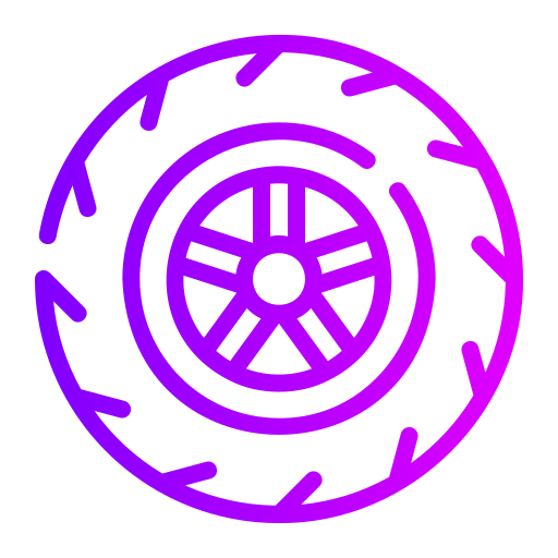 Car wheel Generic gradient outline icon
