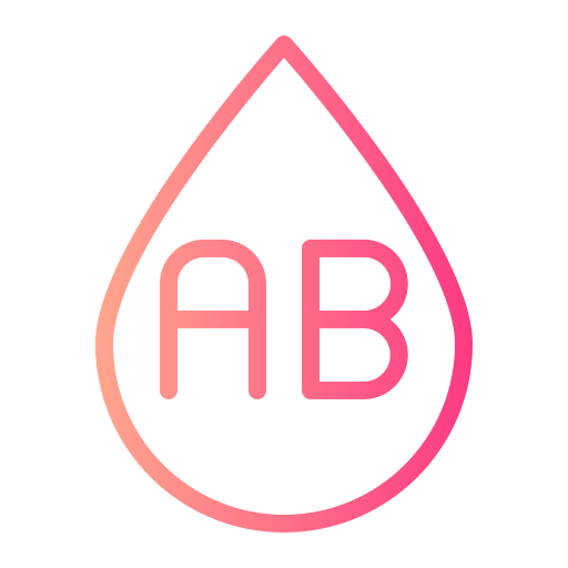 Группа крови ab Generic gradient outline иконка