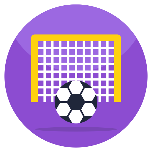 Football goal Generic color fill icon