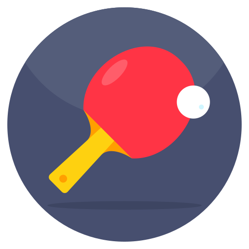 Table Tennis Generic color fill icon