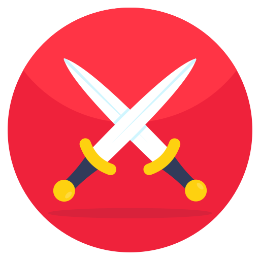 Swords Generic color fill icon