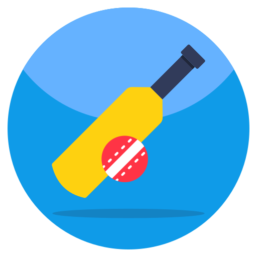 クリケットバット Generic color fill icon