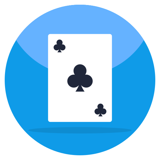 karty do pokera Generic color fill ikona
