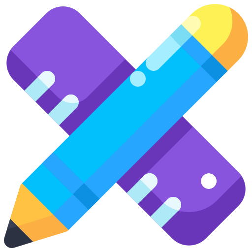鉛筆と定規 Generic color fill icon