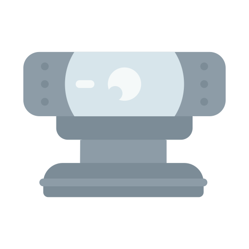 webcam Generic color fill icona