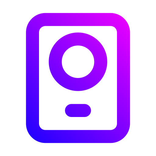 스피커 박스 Generic gradient outline icon