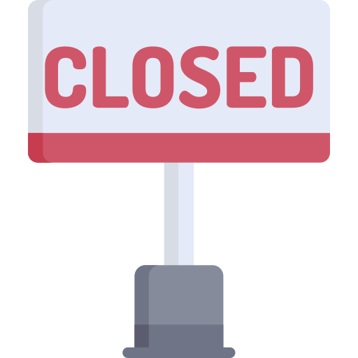 Closed sign Special Flat icon