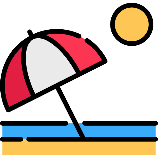 sombrilla Special Lineal color icono