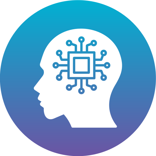 Artificial intelligence Generic gradient fill icon