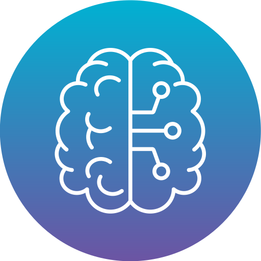 Artificial intelligence Generic gradient fill icon